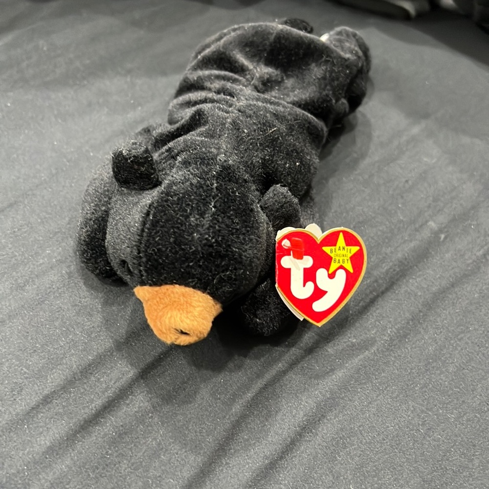 Blackie beanie baby